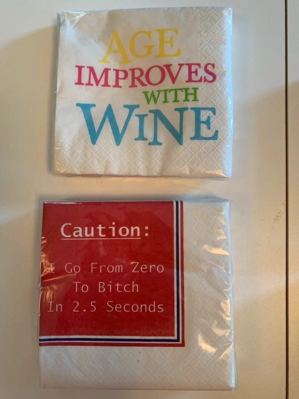 8 Packs of Holiday & Humor Cocktail Napkins